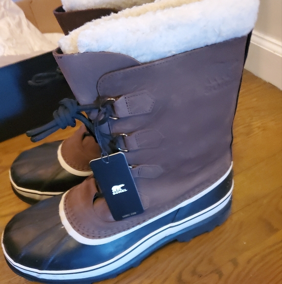 BRAND NEW IN BOX Men's Sorel Caribou WP Waterproof Insulated Winter Boots 11.5 - Picture 5 of 8